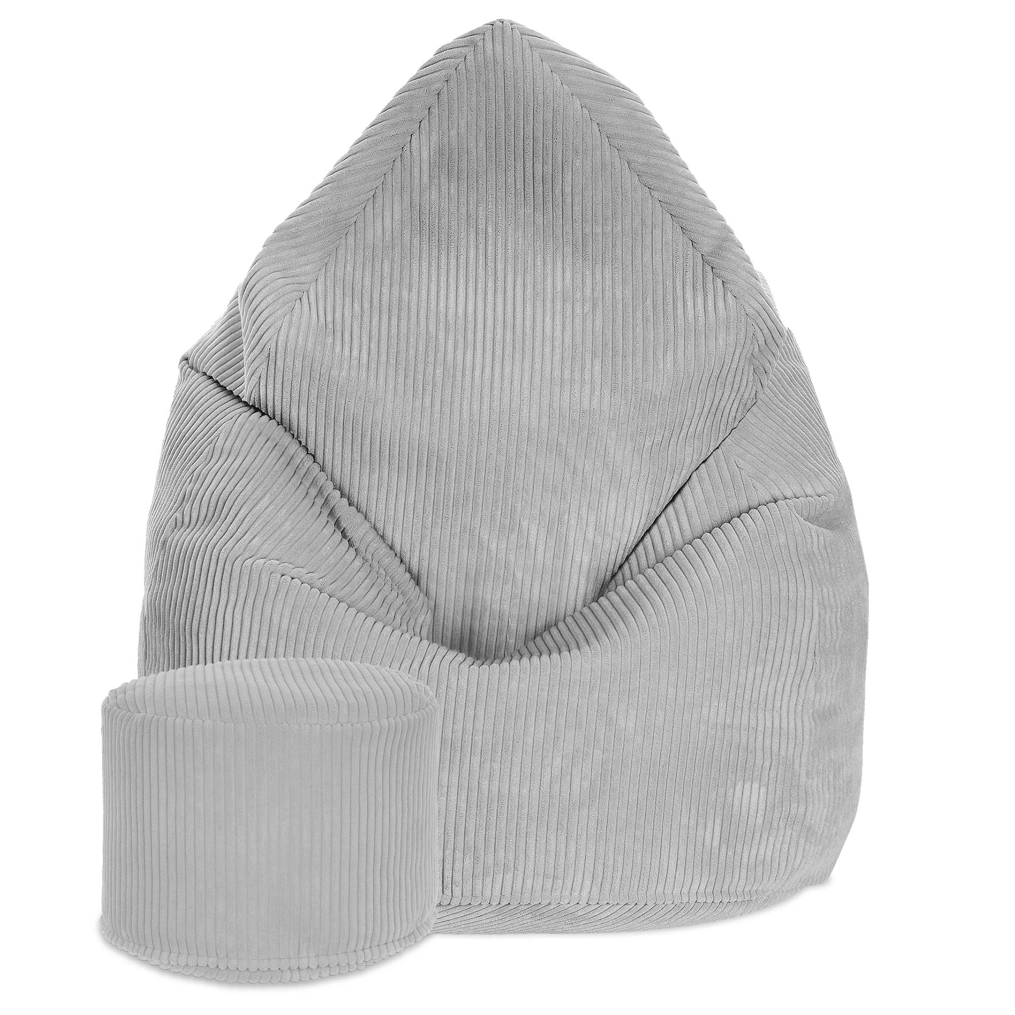 Runder Hocker Fußstütze Lincoln Cool Gray-M