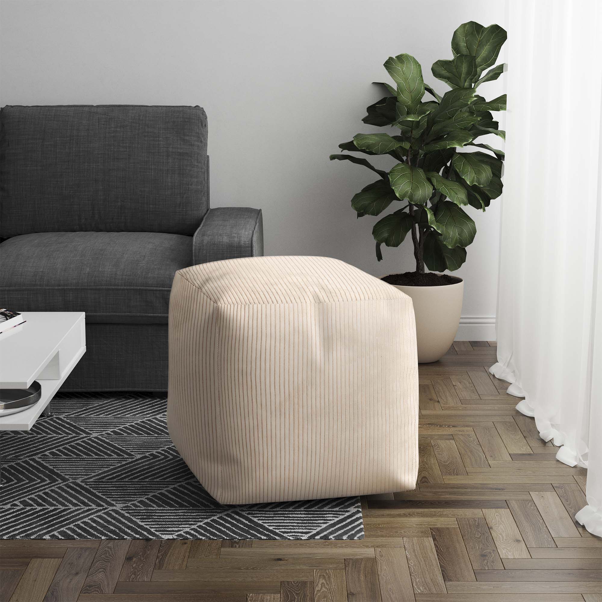 Puf Cube Vanilleeis