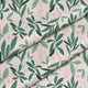 Olive Leaves on Pink-Flat Microfiber