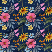 Frühlingsblumen-Flache Mikrofaser