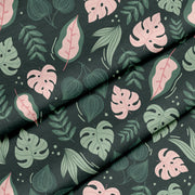 Große Monstera Flache Mikrofaser