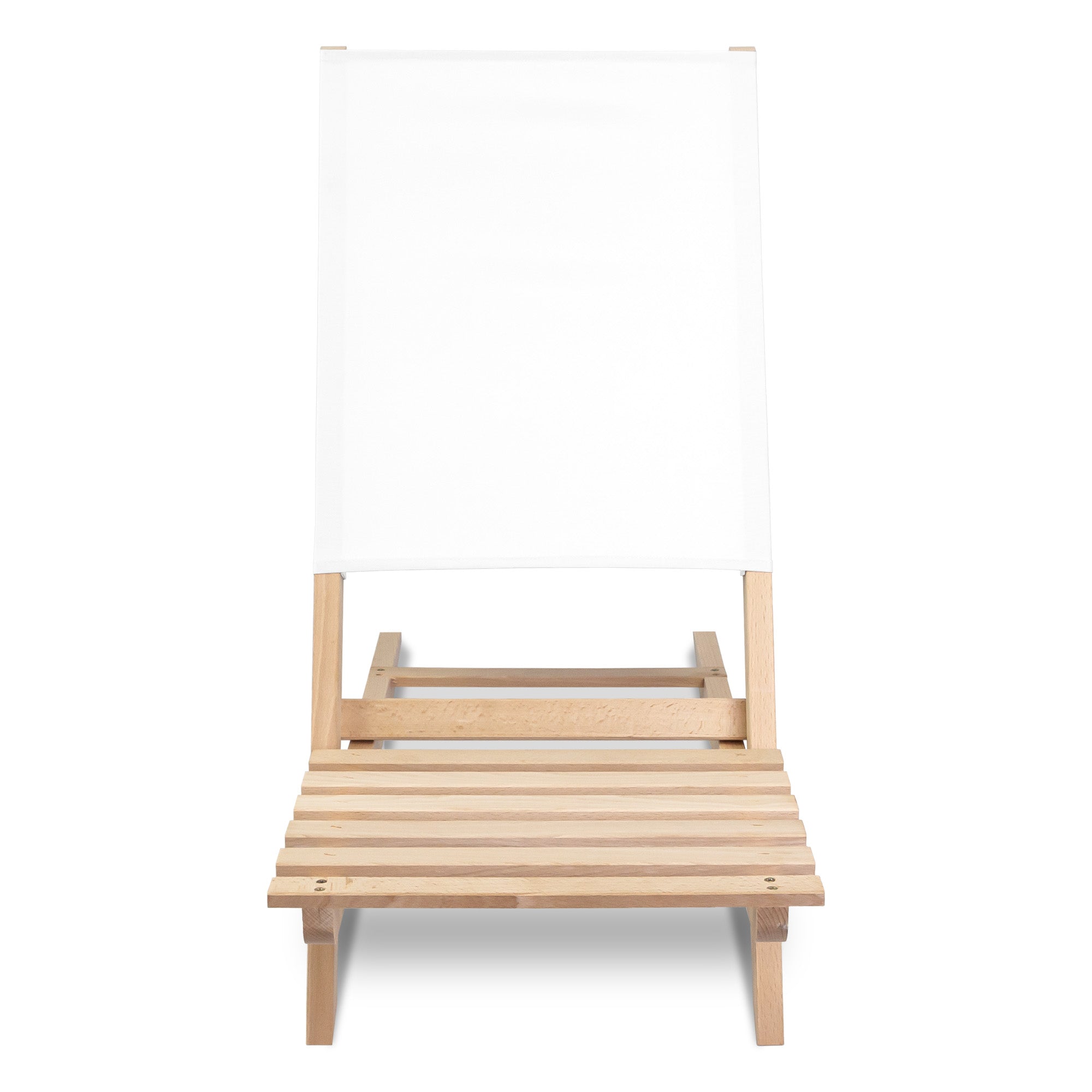 Klappbarer Strandstuhl Weiß