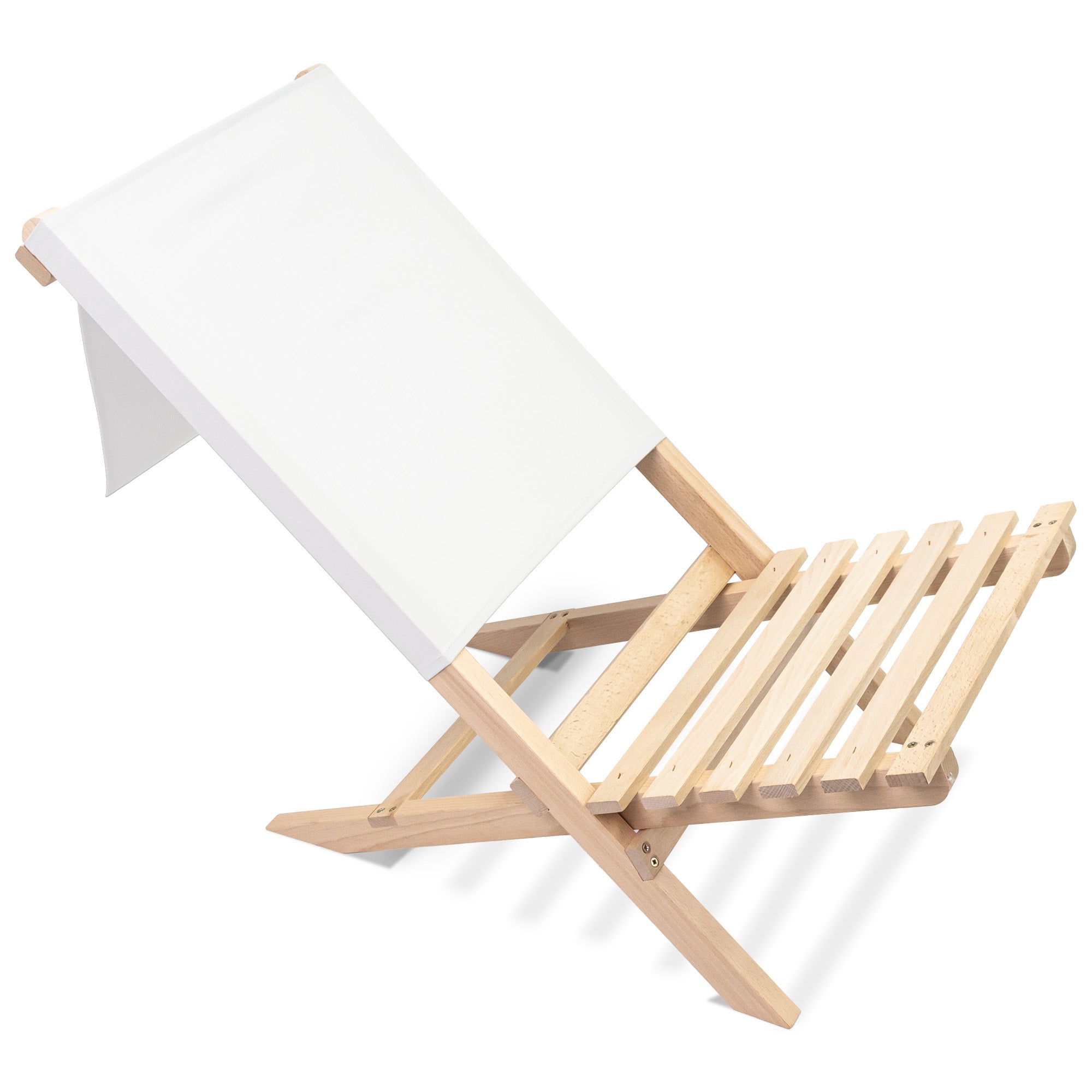 Klappbarer Strandstuhl Weiß