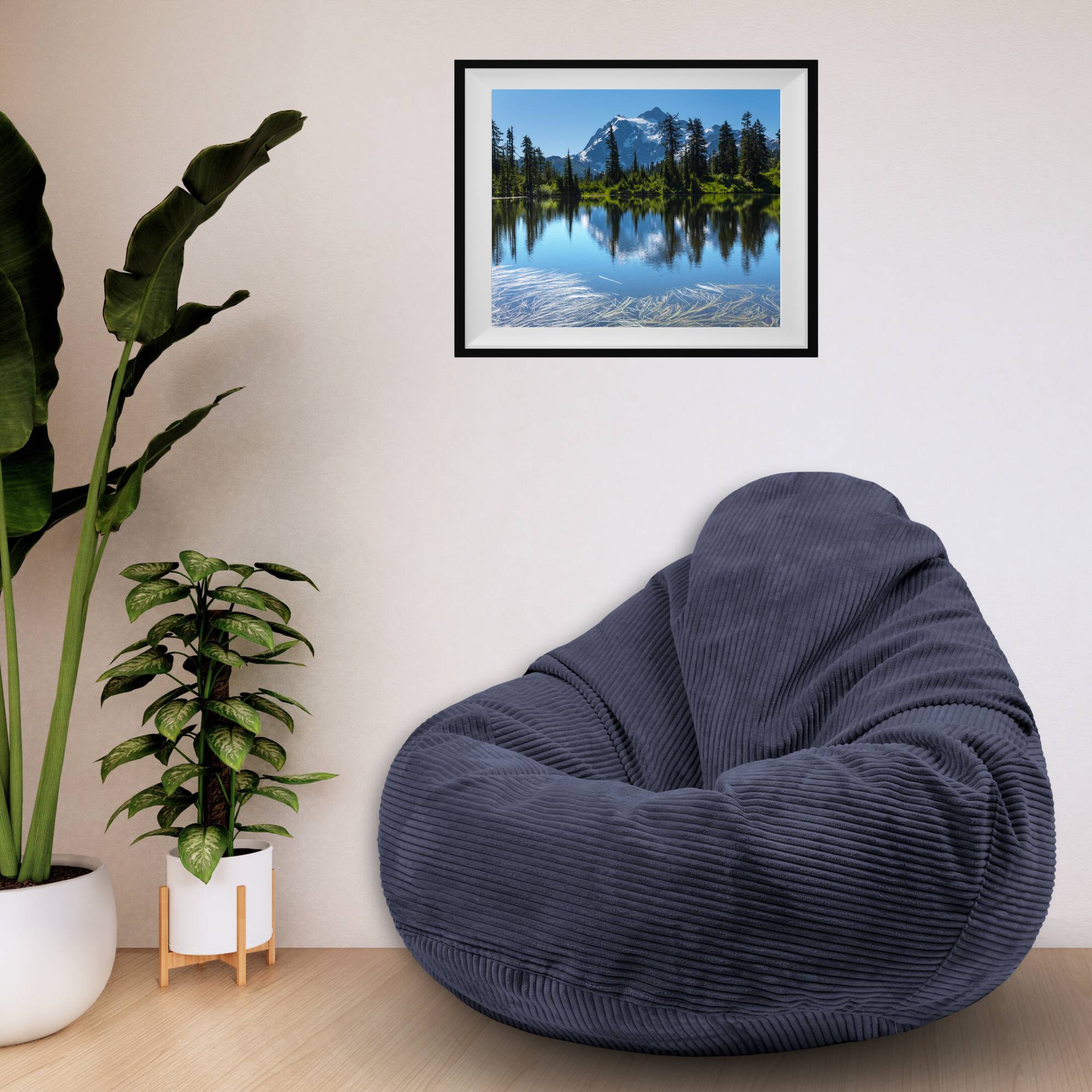 Paradise Hocker mit Fußstütze Blaubeerkuchen