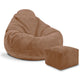 Paradise Hocker mit Fußstütze Braunbär