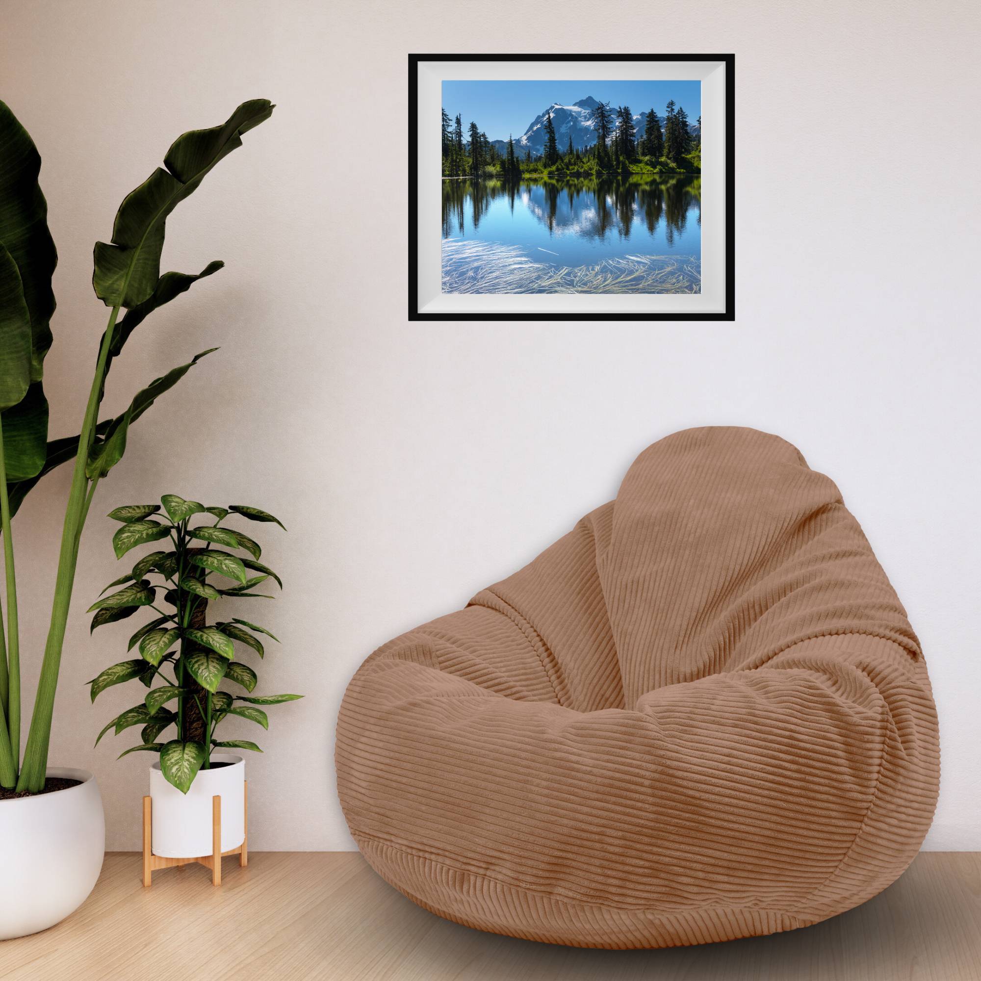 Paradise Hocker mit Fußstütze Braunbär
