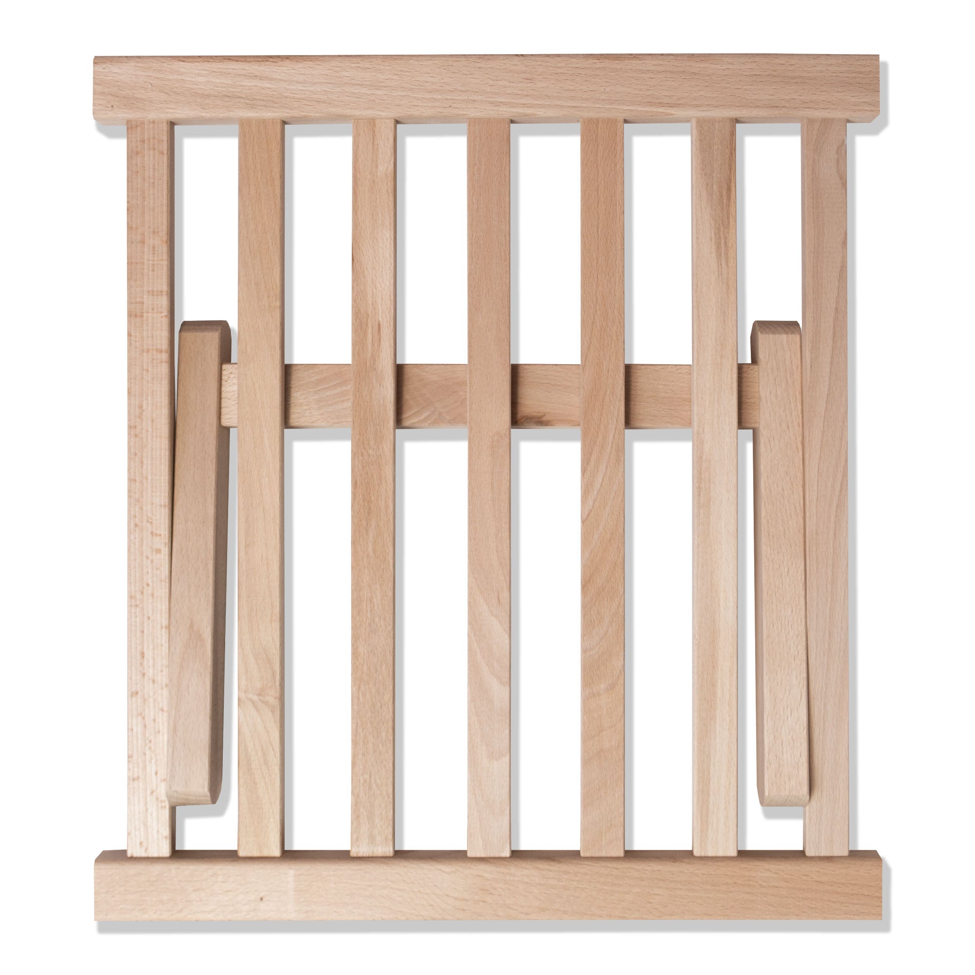 Wooden deck chair with wooden footrest Mango