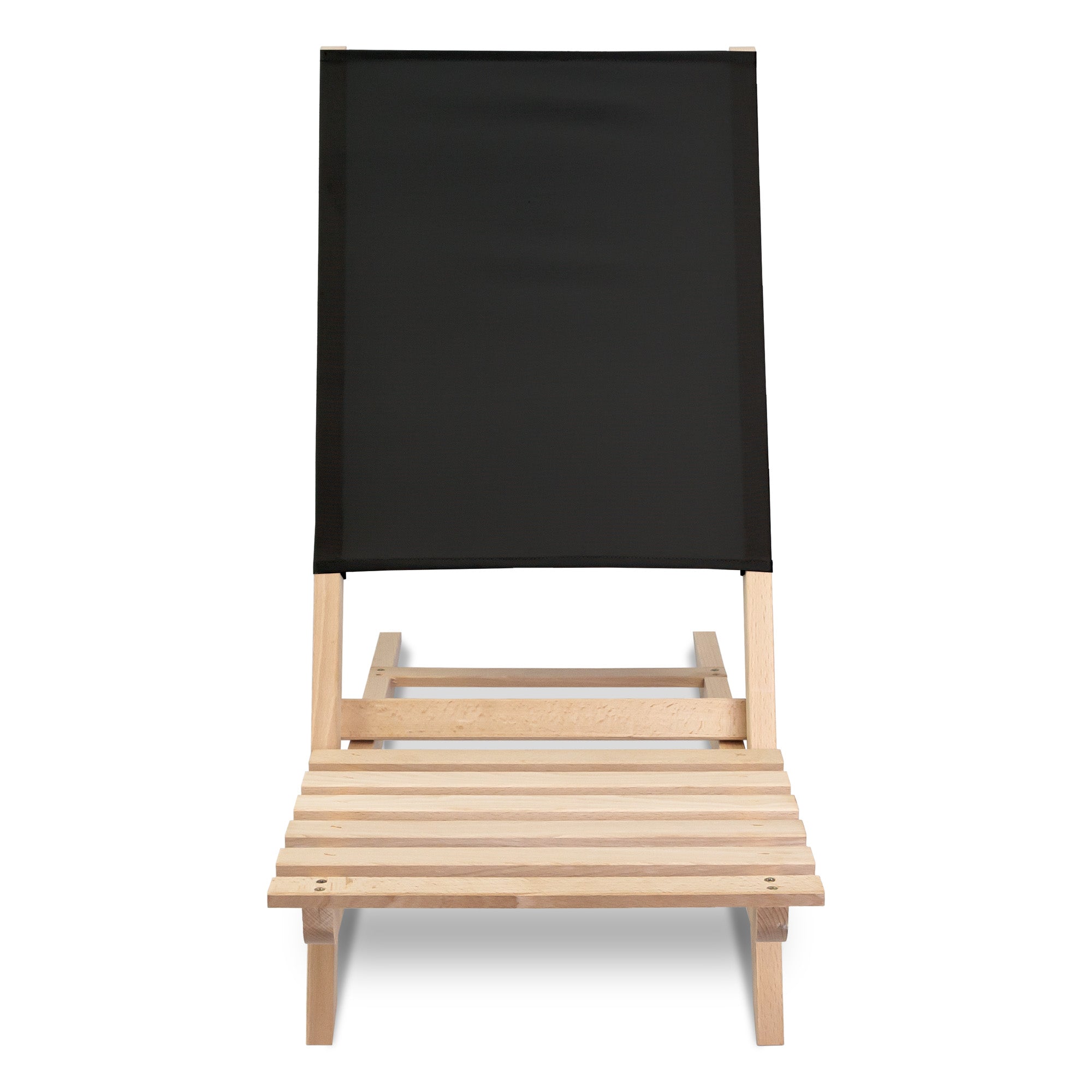 Klappbarer Strandstuhl Schwarz
