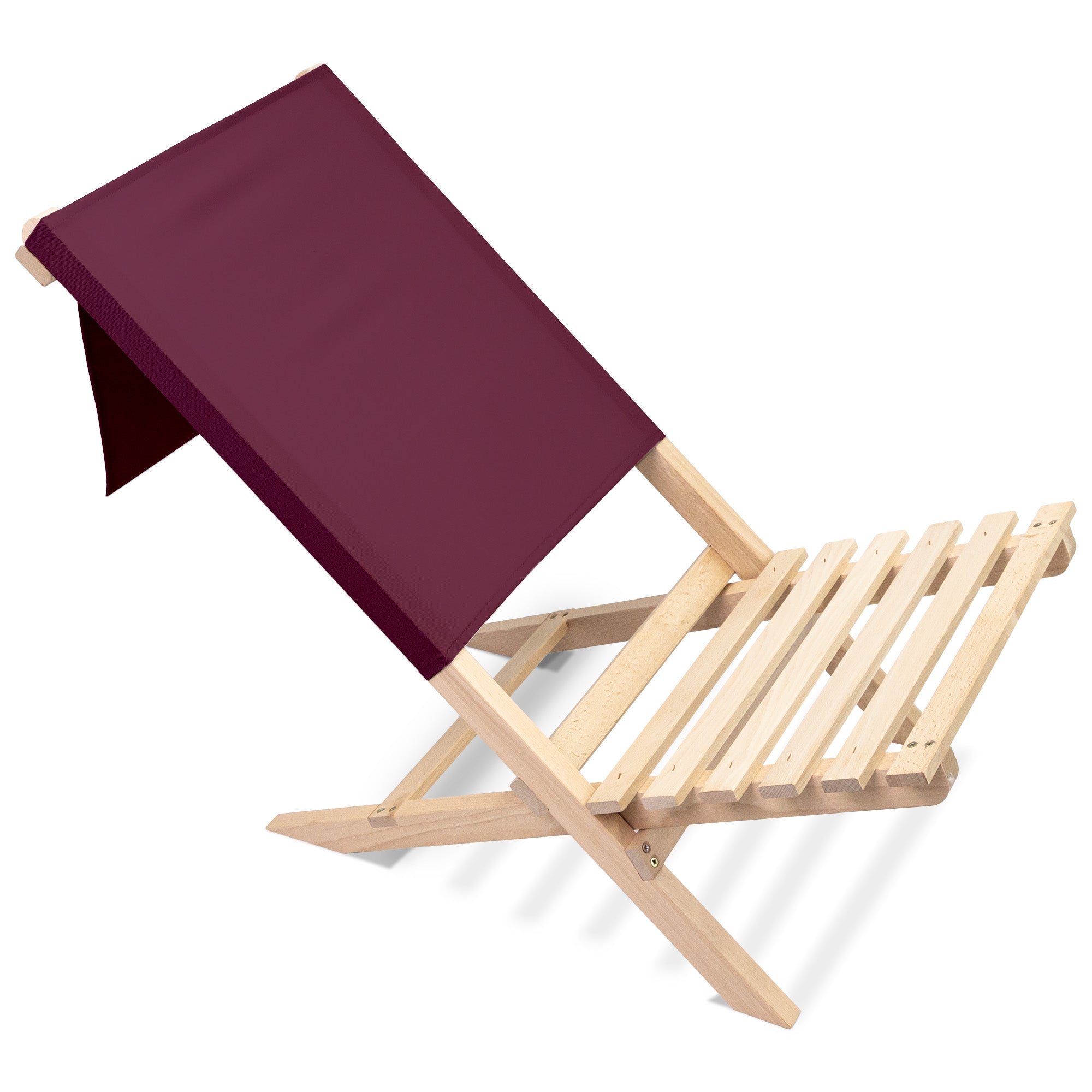 Klappbarer Strandstuhl Pflaume