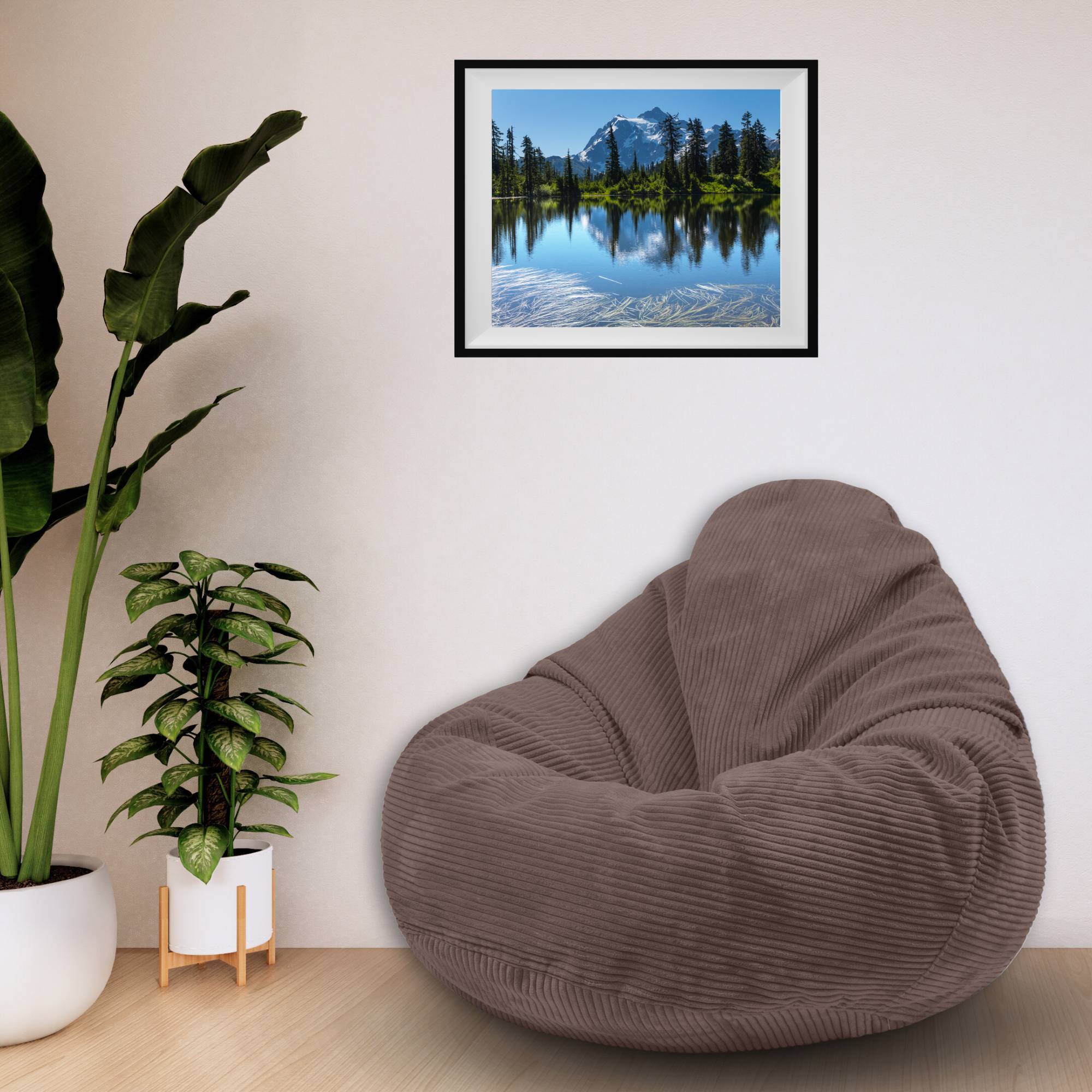 Paradise Hocker mit Fußstütze Gerösteter Kakao