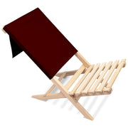 Klappbarer Strandstuhl Braun