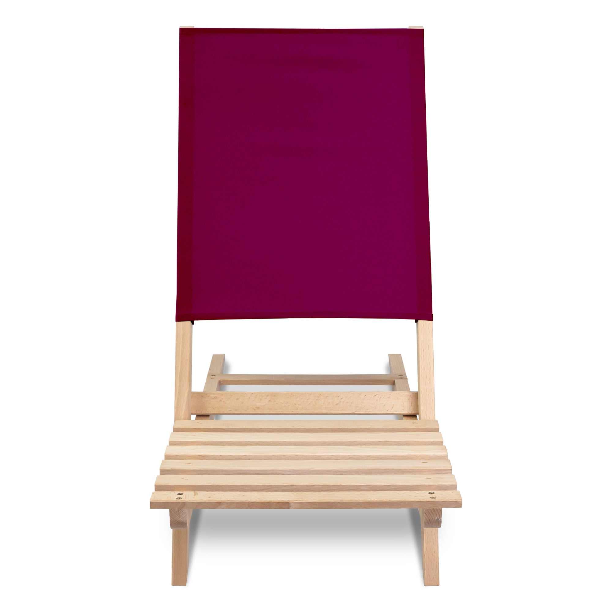 Składane Krzesło Plażowe Burgundy