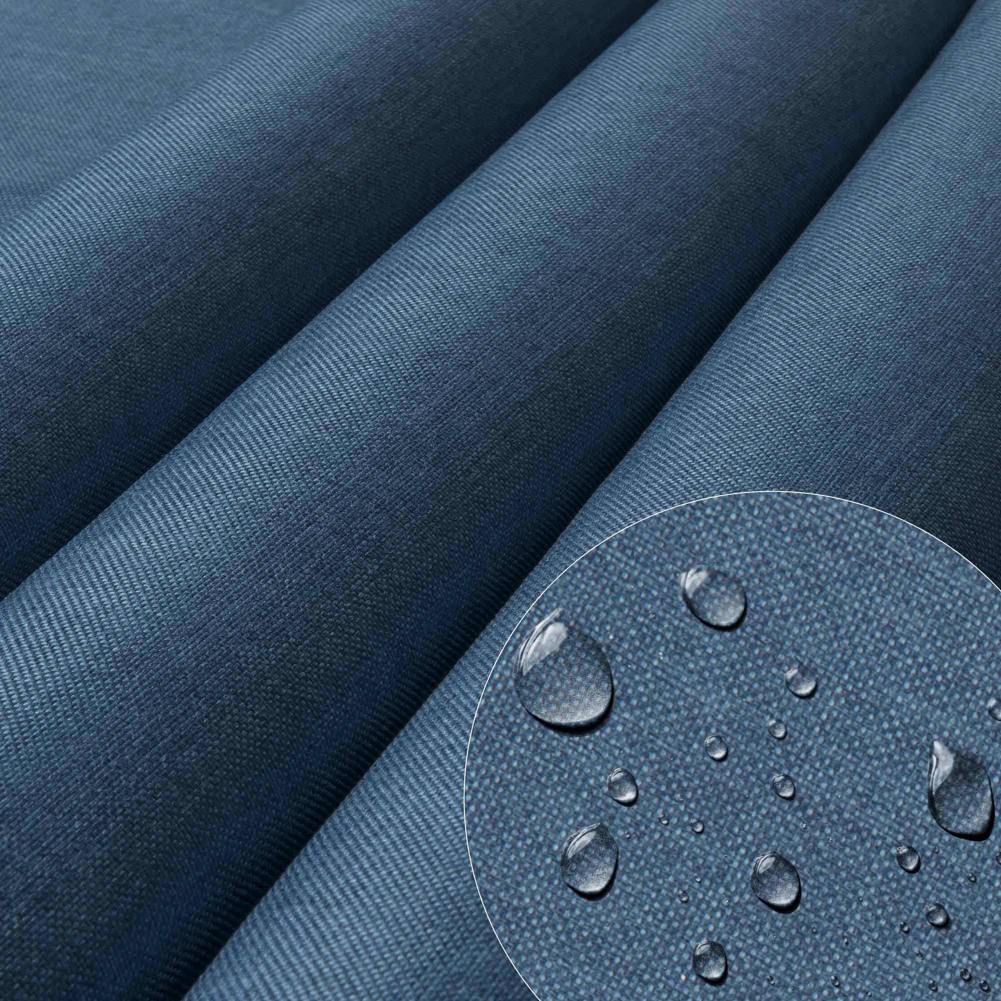 Drevené ležadlo s vankúšom Imitácia ľanu Denim Dream-S