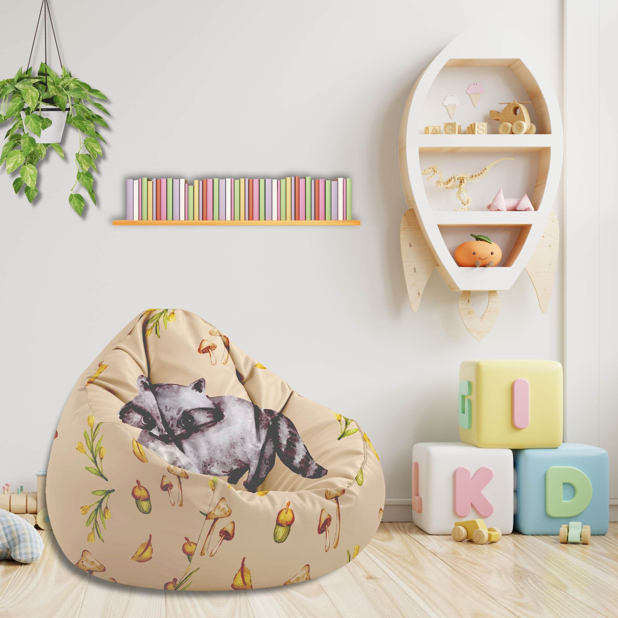 Puf Paradise Niedlicher Waschbär