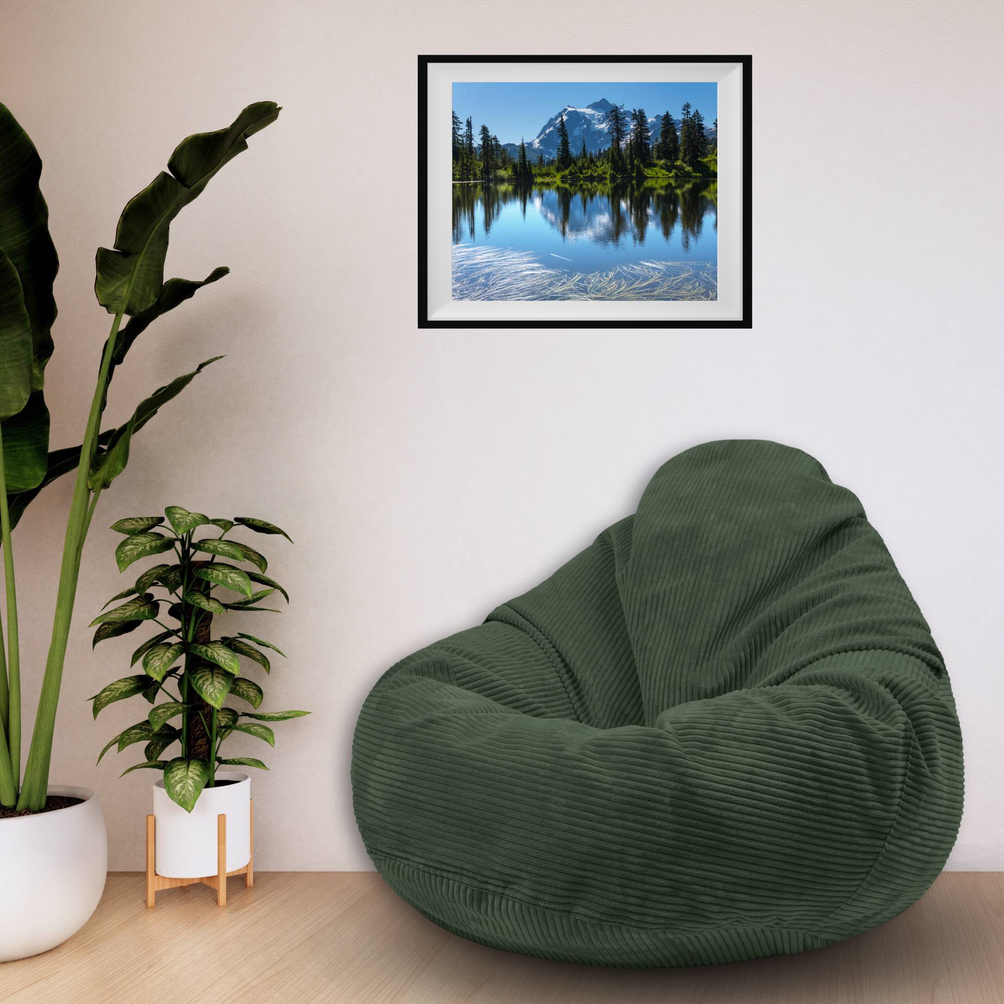 Paradise Hocker mit Fußstütze Waldsinfonie