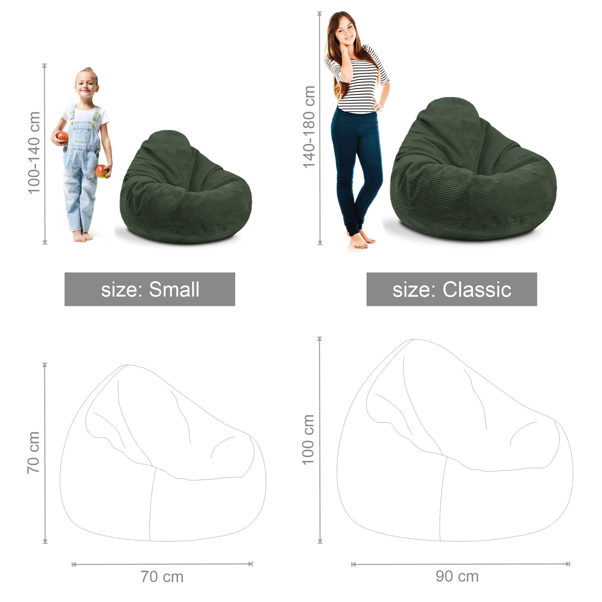 Paradise Hocker mit Fußstütze Waldsinfonie