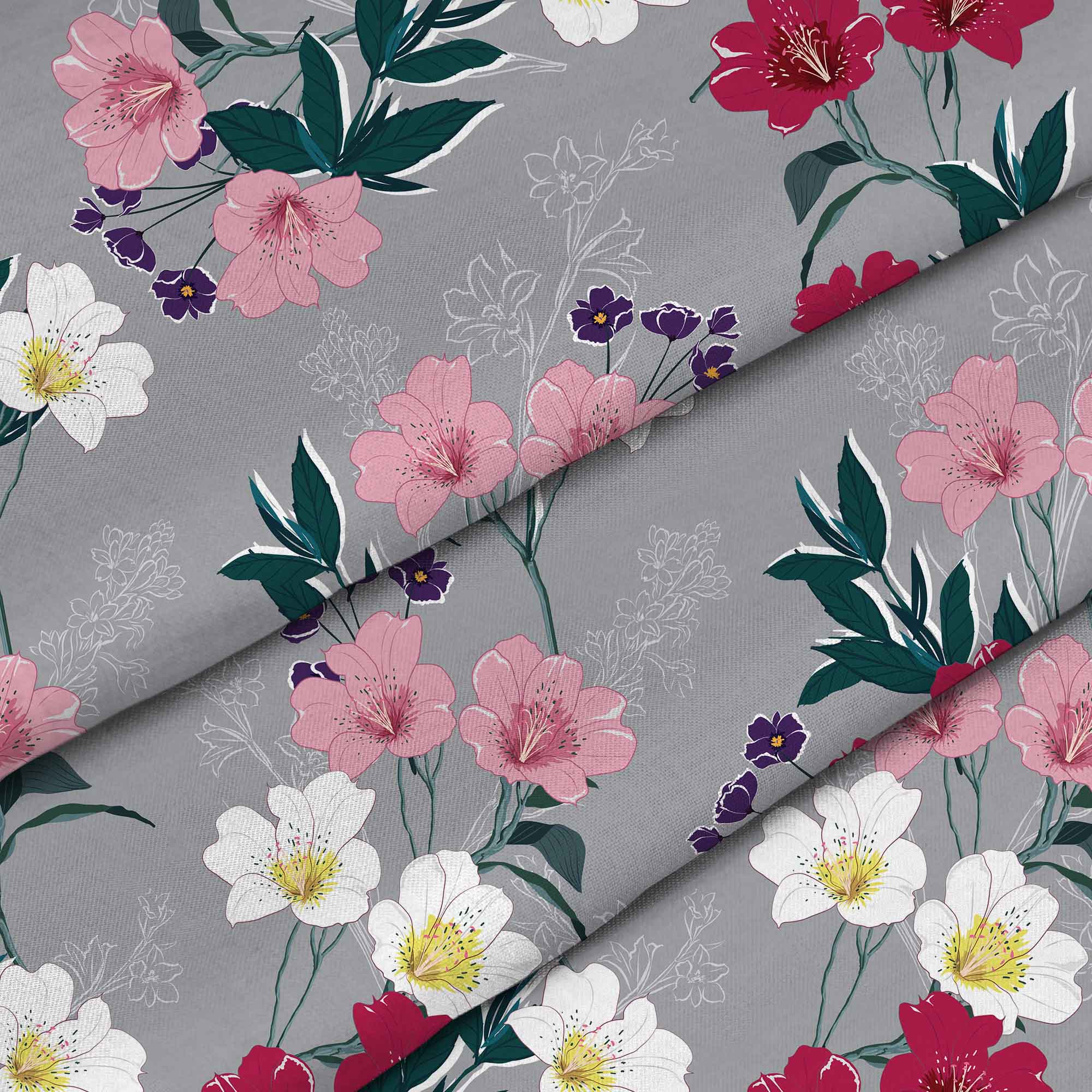 Blumen Auf Grauem Hintergrund