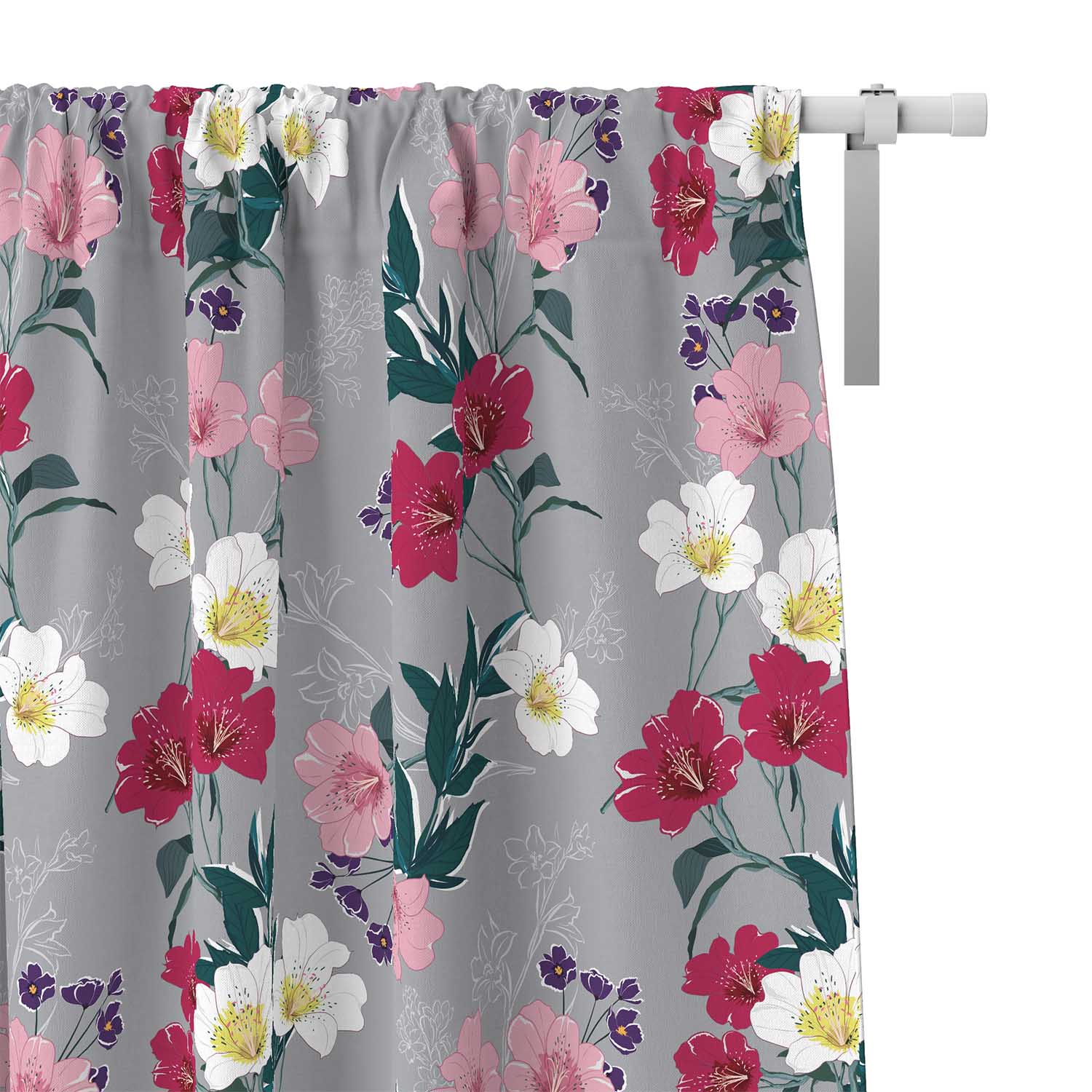 Blumen Auf Grauem Hintergrund