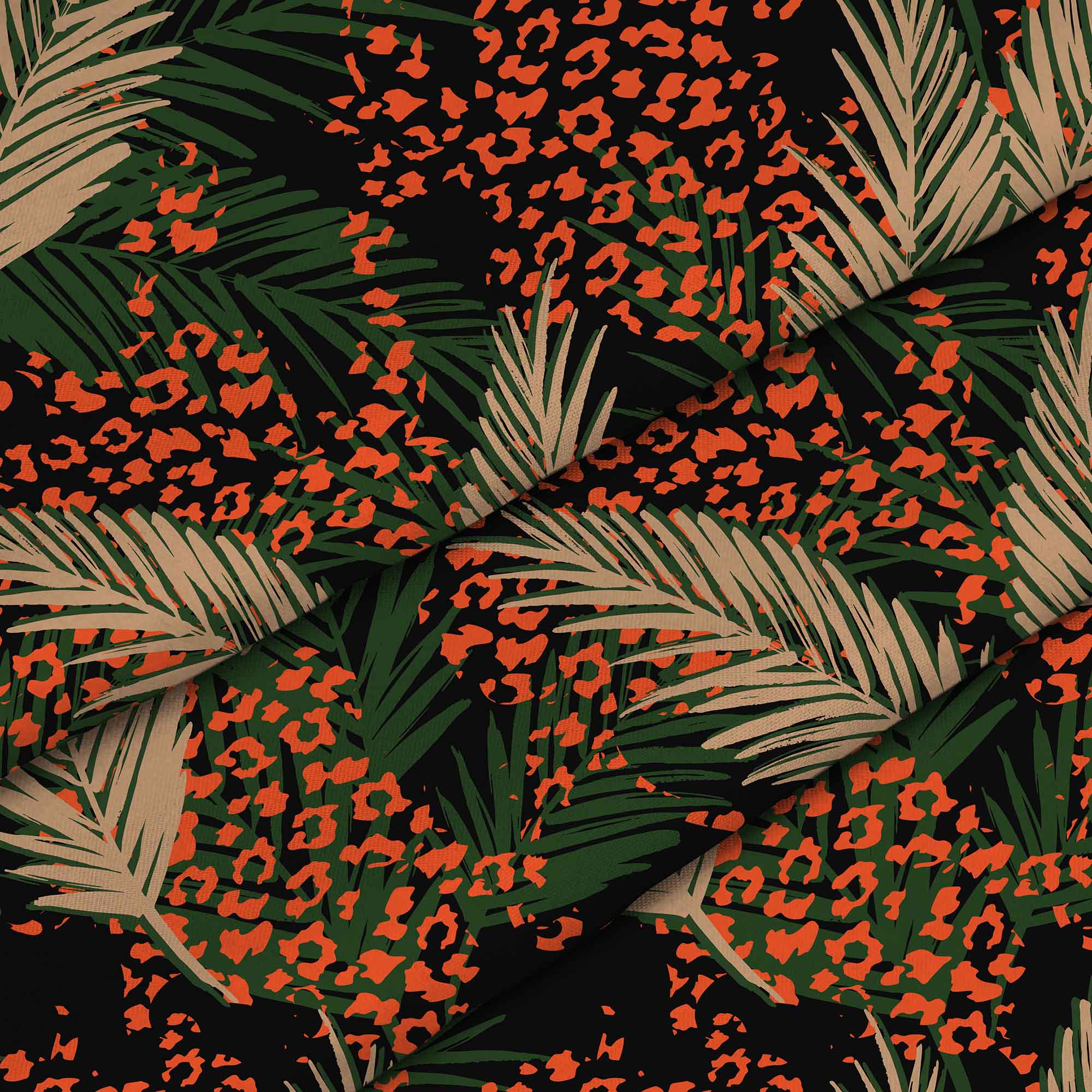 Leoparden-Palmblätter