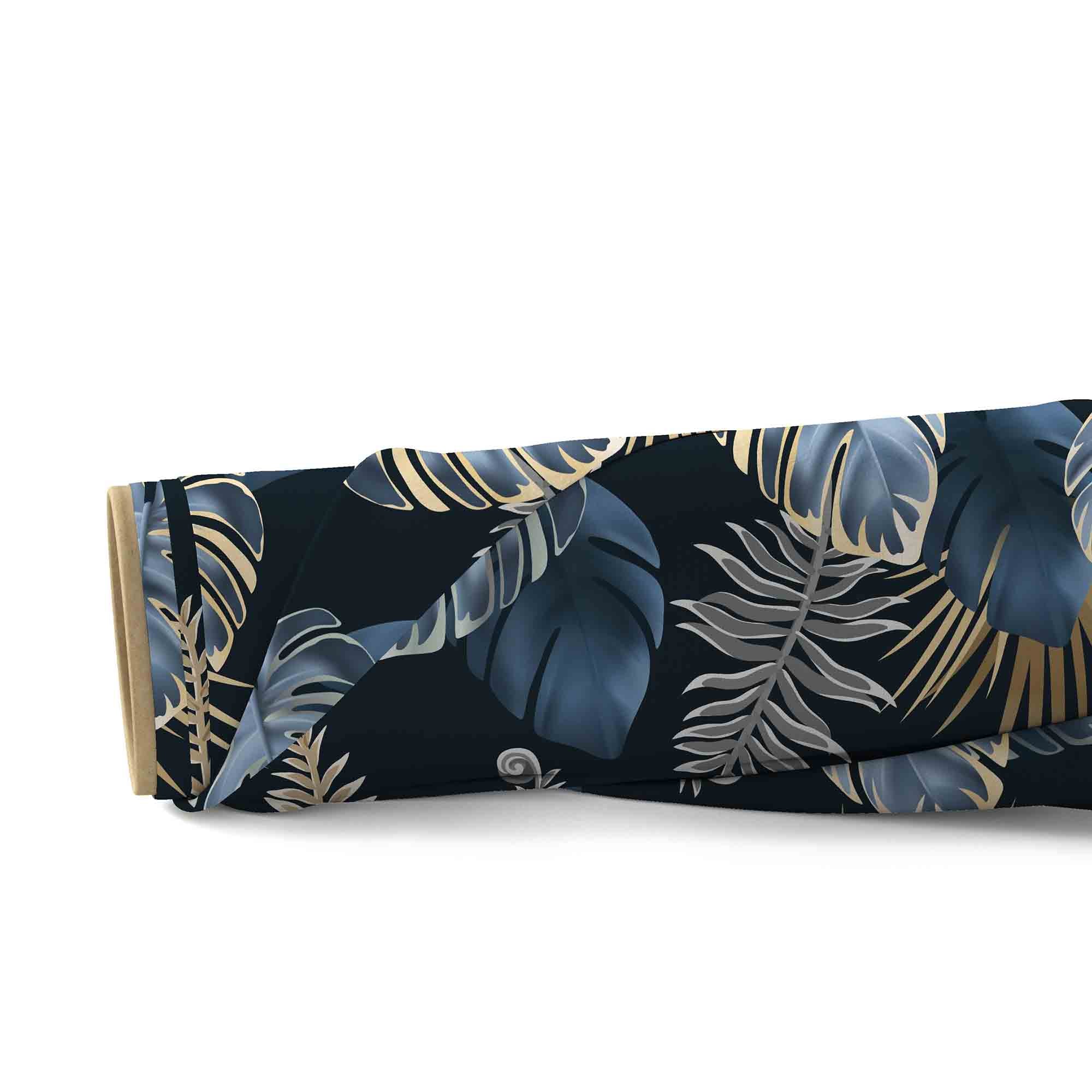 Blau Und Gold Tropisch