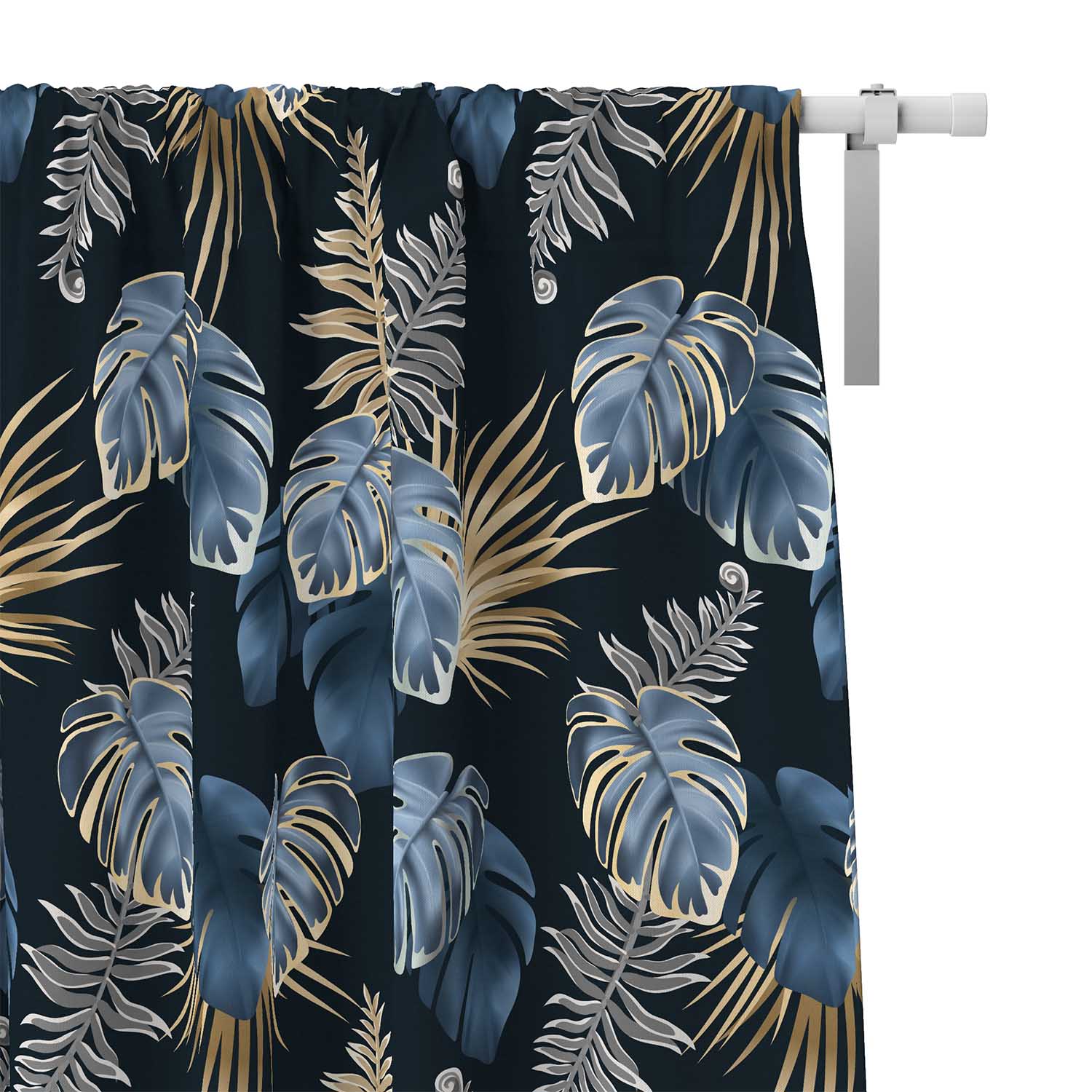 Blau Und Gold Tropisch
