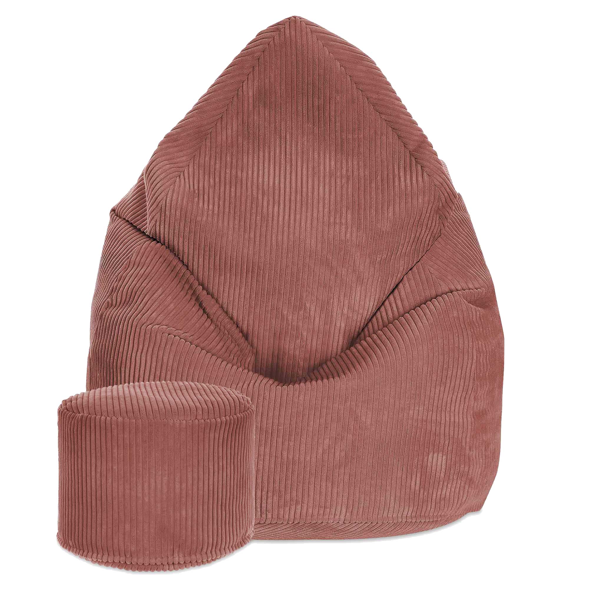 Runder Hocker Fußbank Lincoln Ginger Spice-M