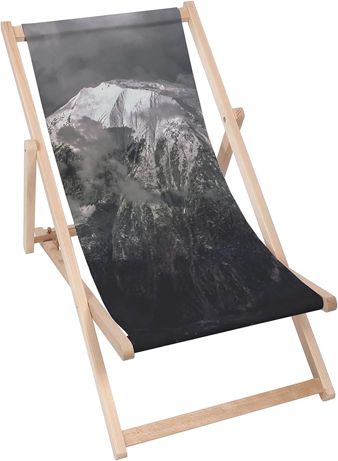 Holzliegestuhl Dunkle Berge