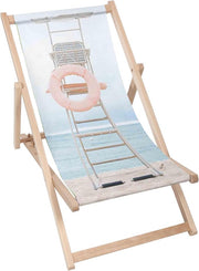 Holzliegestuhl Vintage Rettungsschwimmer