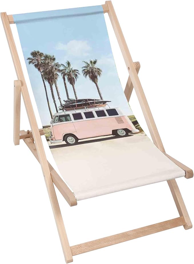 Holzliegestuhl Surfer-Autos