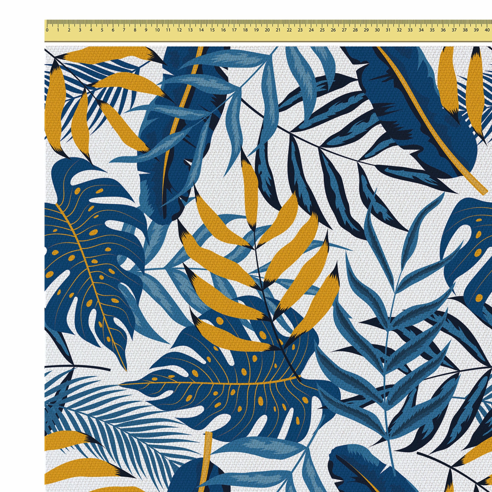Blue Gold Leaves-Lincoln