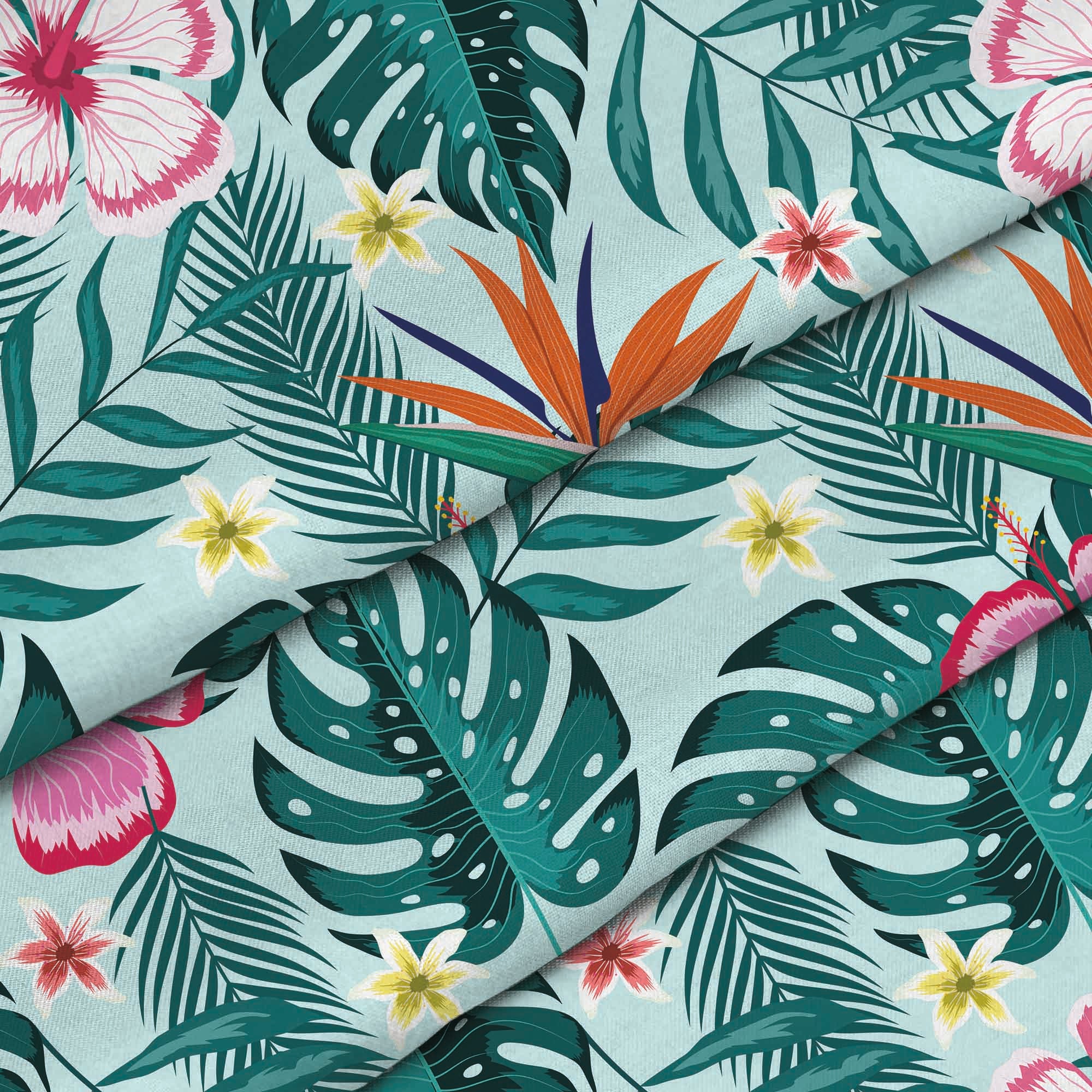 Neon exotische Blumen