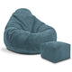 Paradise Hocker mit Fußstütze Ozeantiefe