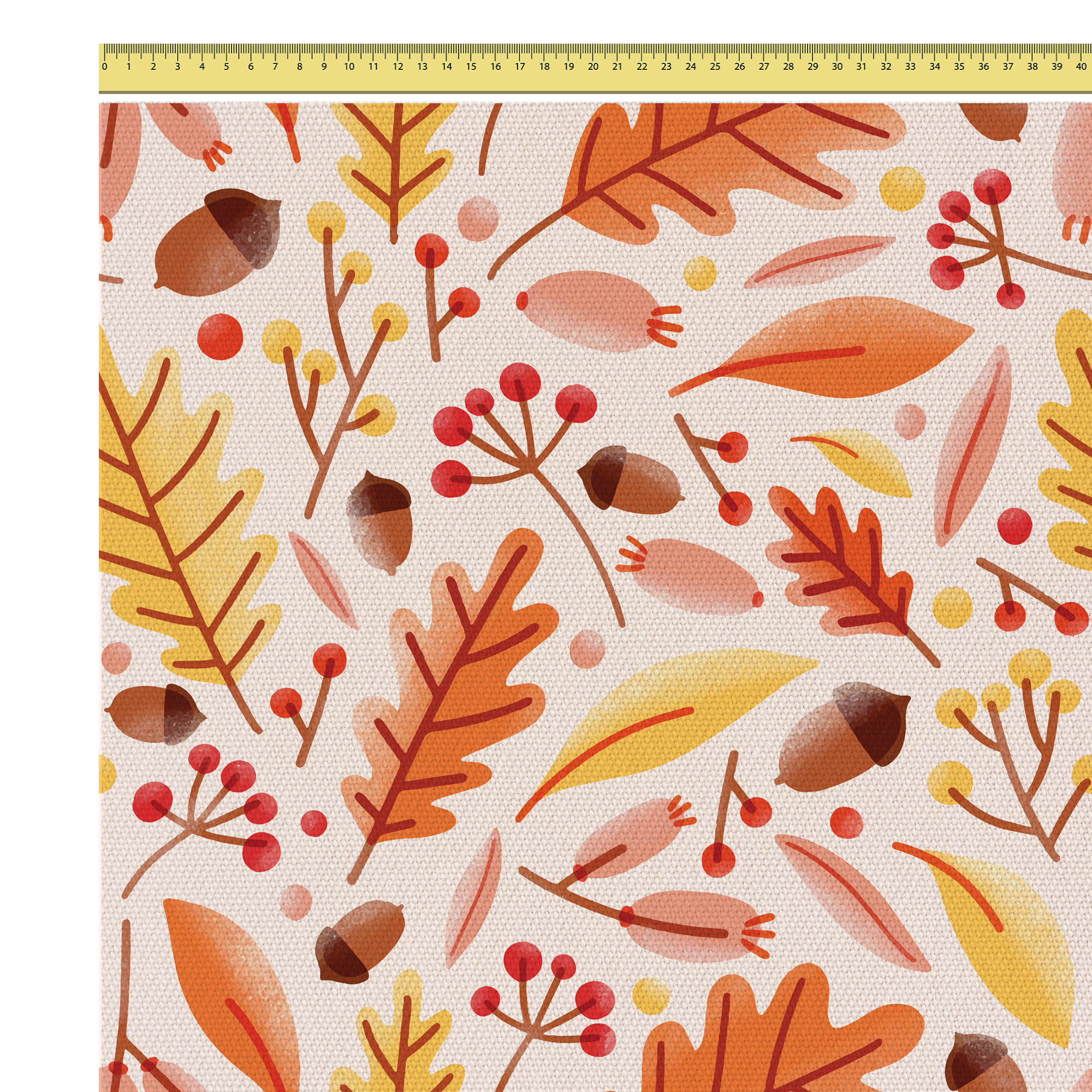 Herbstblätter-Samt