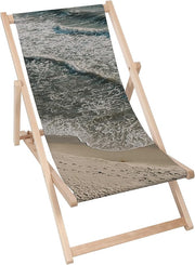 Holzliegestuhl Ruhiger Strand