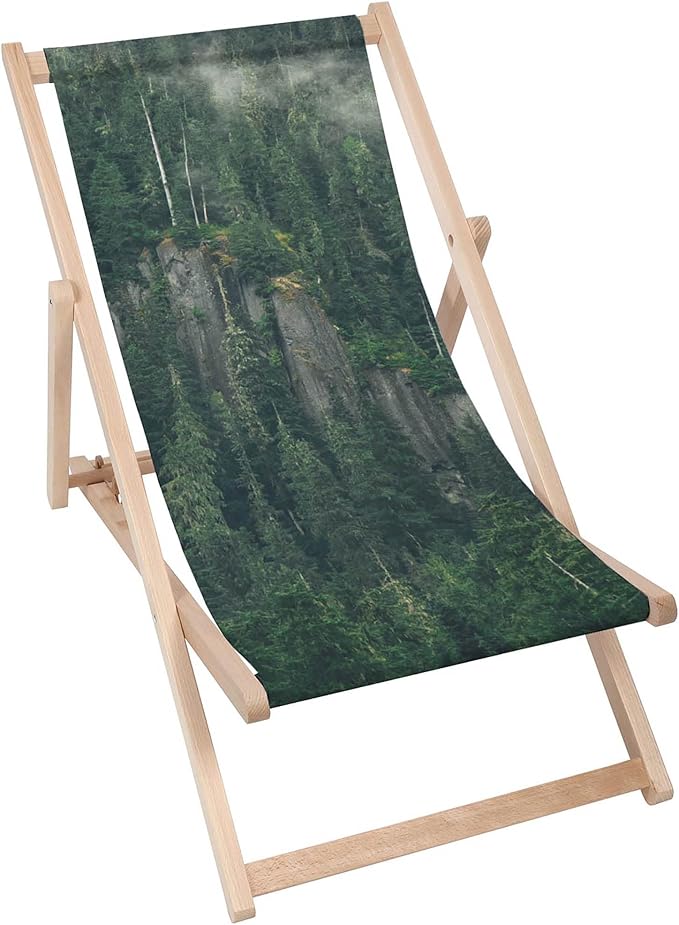 Holzliegestuhl Regenwald