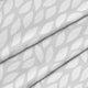Gray Abstract Leaves-Flat Microfiber