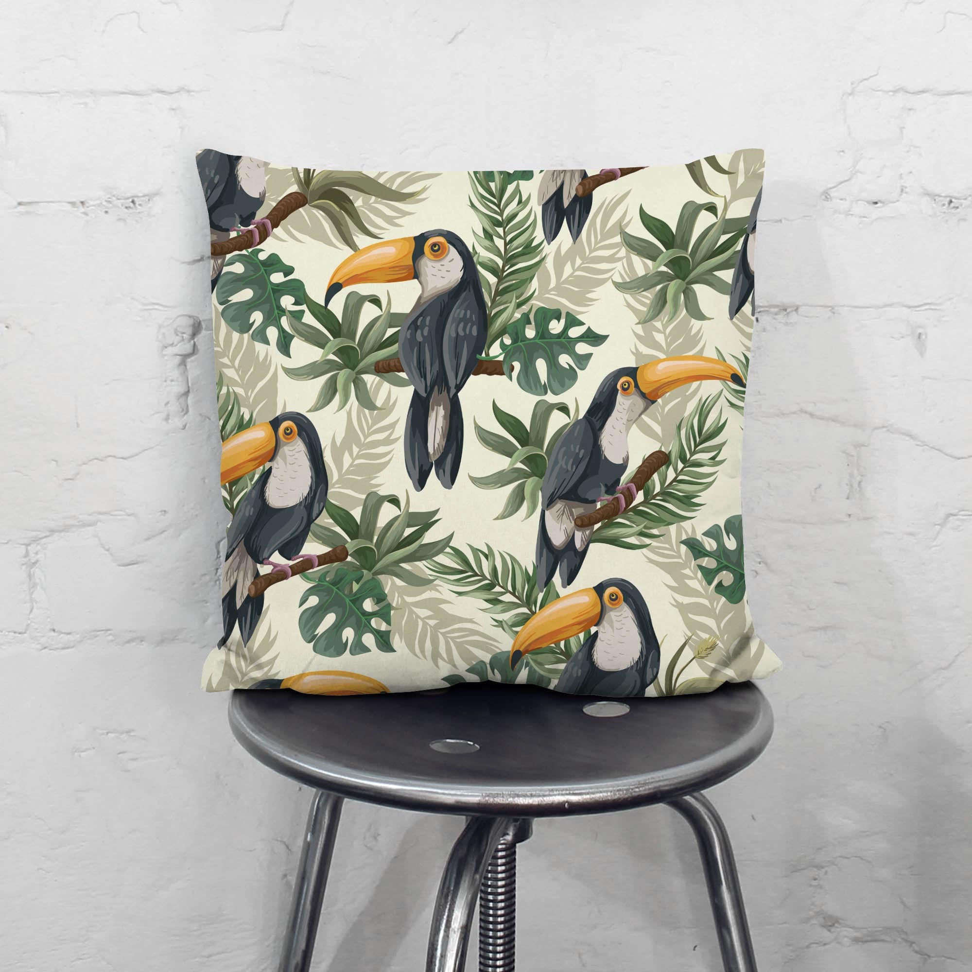 Toucans in Jungle-Tkanina Obrusowa