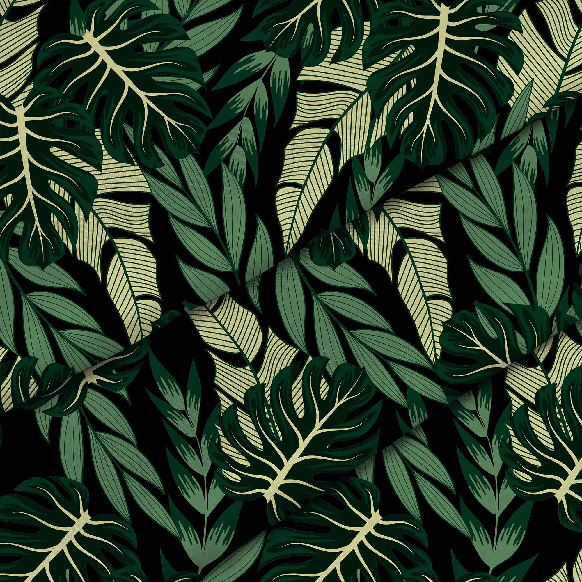 Tropical Dark Green Leaves-Oxford