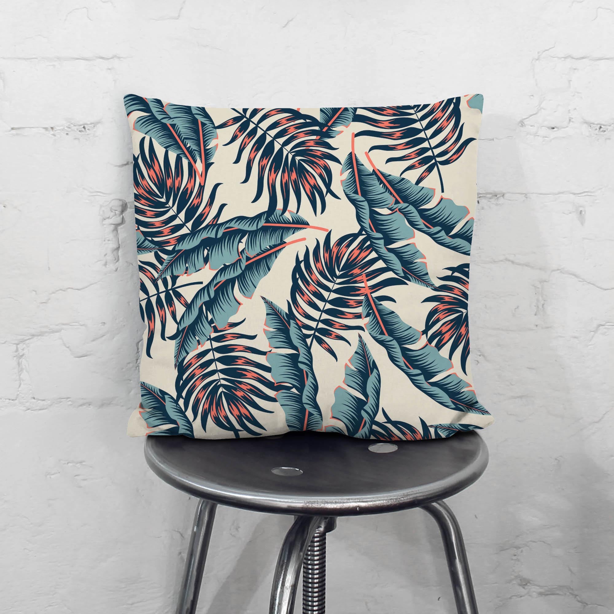 Tropical Beige Leaves-Oxford