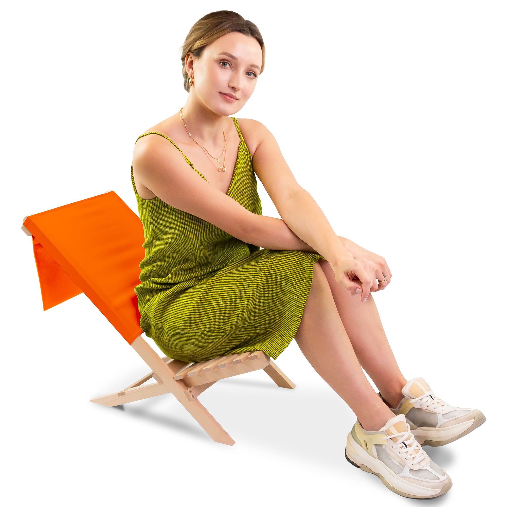 Składane Krzesło Plażowe Orange