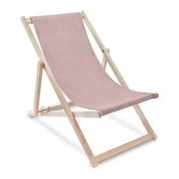 Holzliegestuhl Lincoln Silver Pink