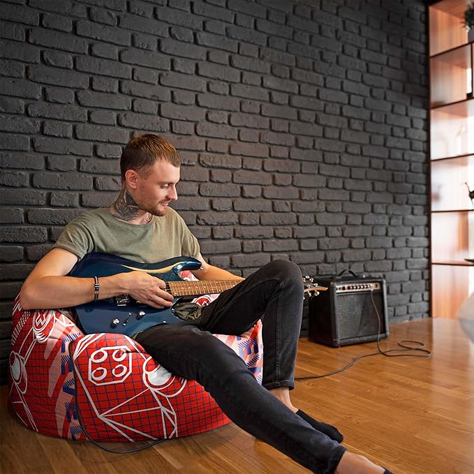 Birnenförmiger Sitzsack mit Fußstütze Gamer Next Level-Oxford