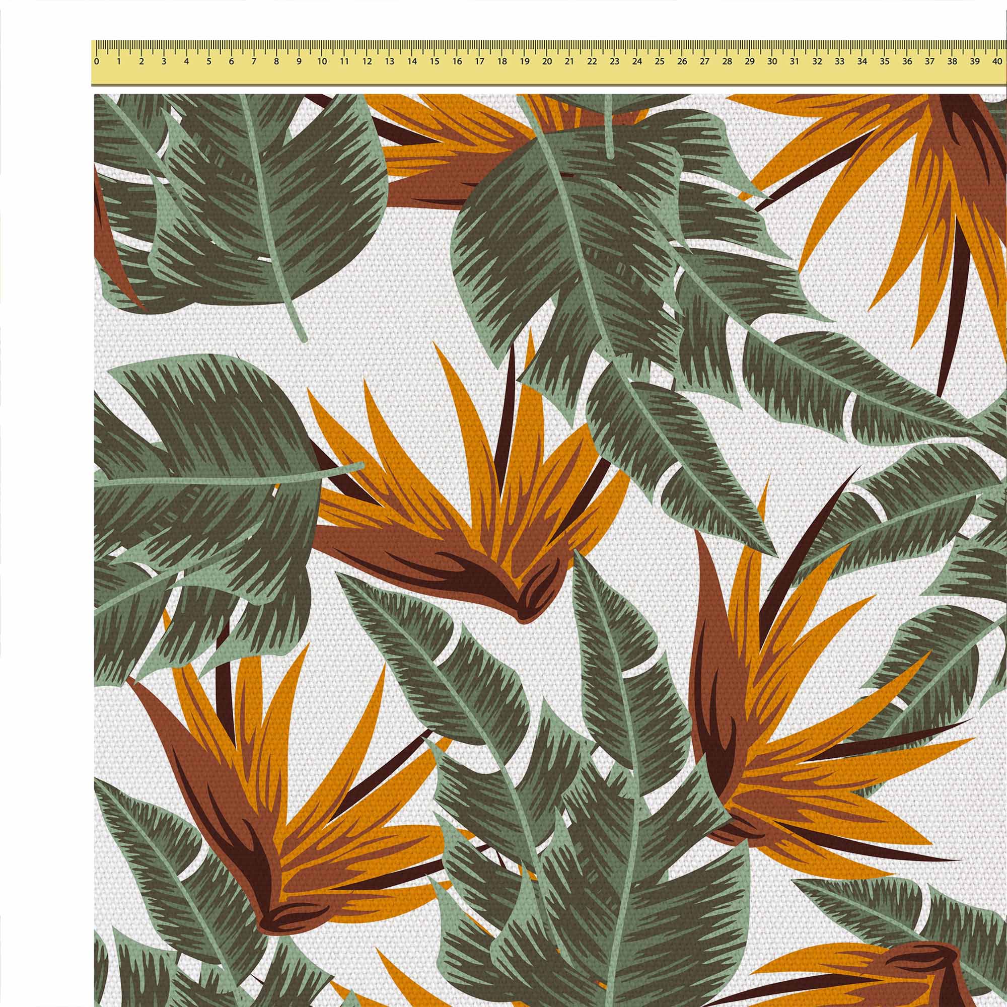 Tropical Strelitzia-Tablecloth Fabric