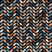 Retro Black Leaves