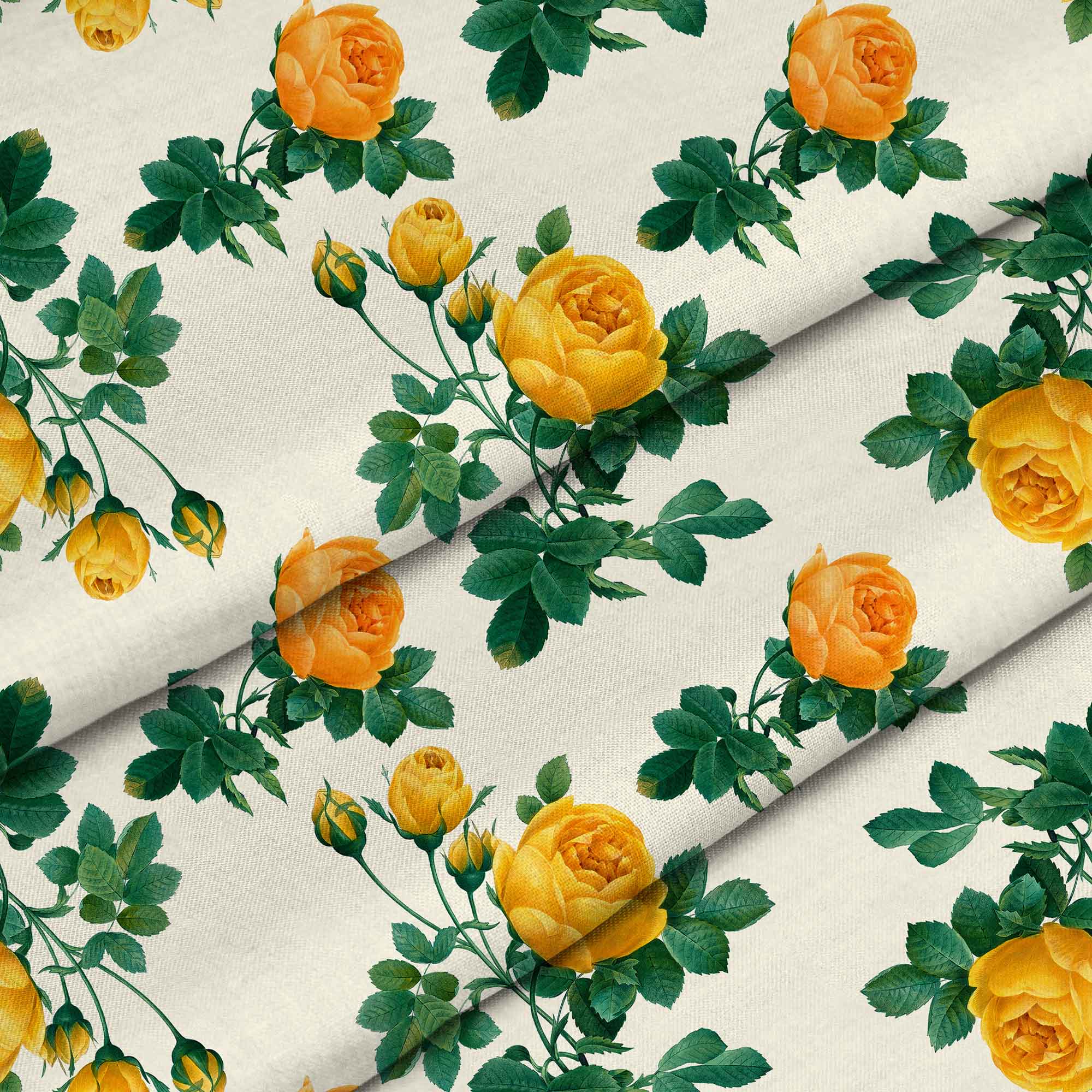 Yellow Roses-Tkanina Obrusowa