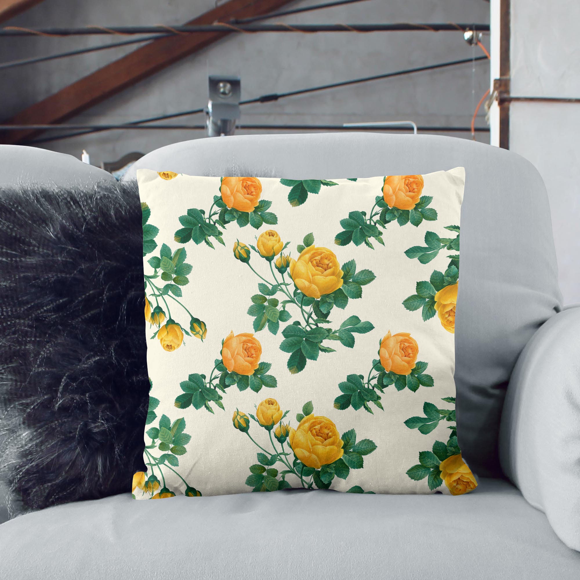 Yellow Roses-Tkanina Obrusowa