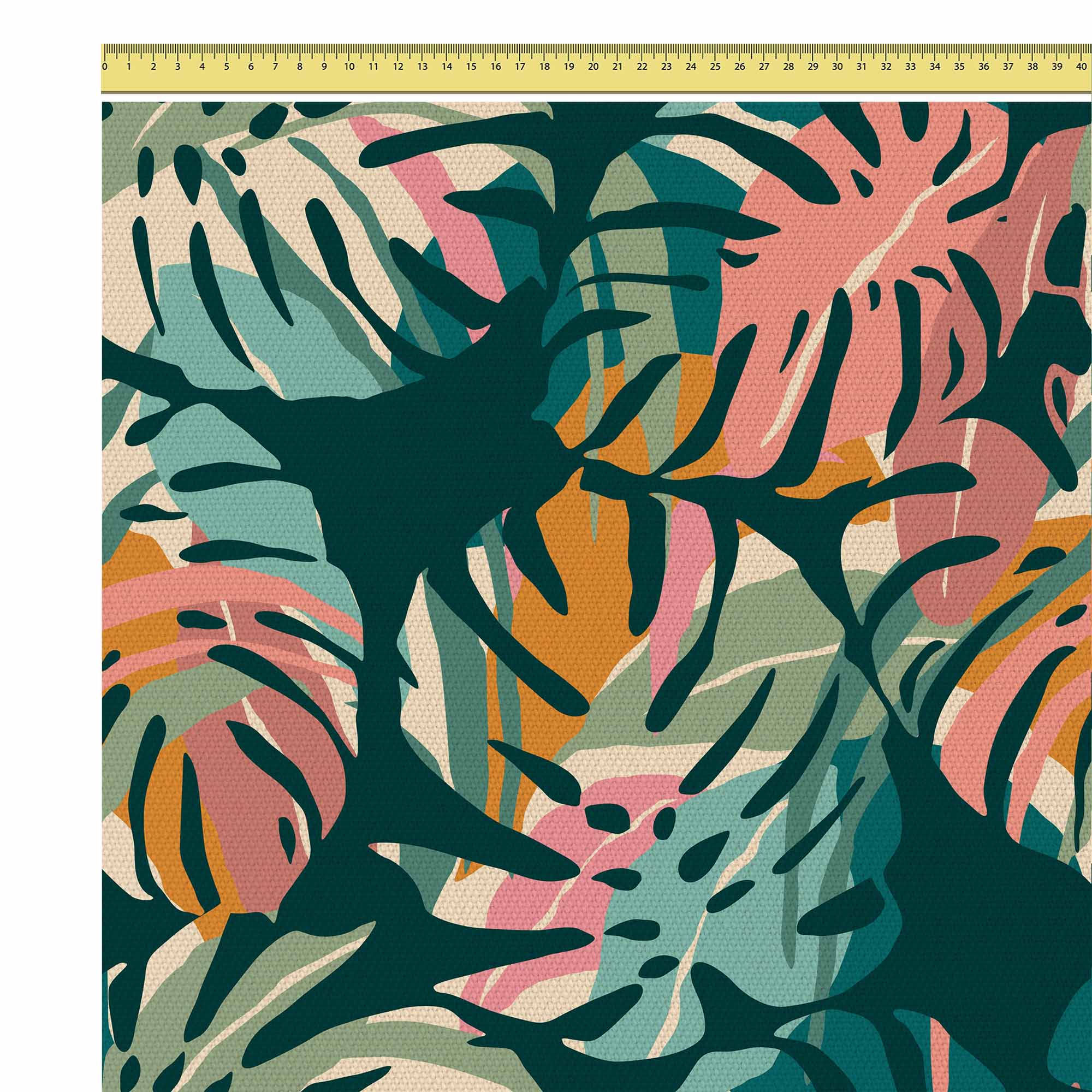 Tropical Abstract Leaves-Oxford