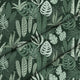 Tropical Green Leaves Palm-Tablecloth Fabric