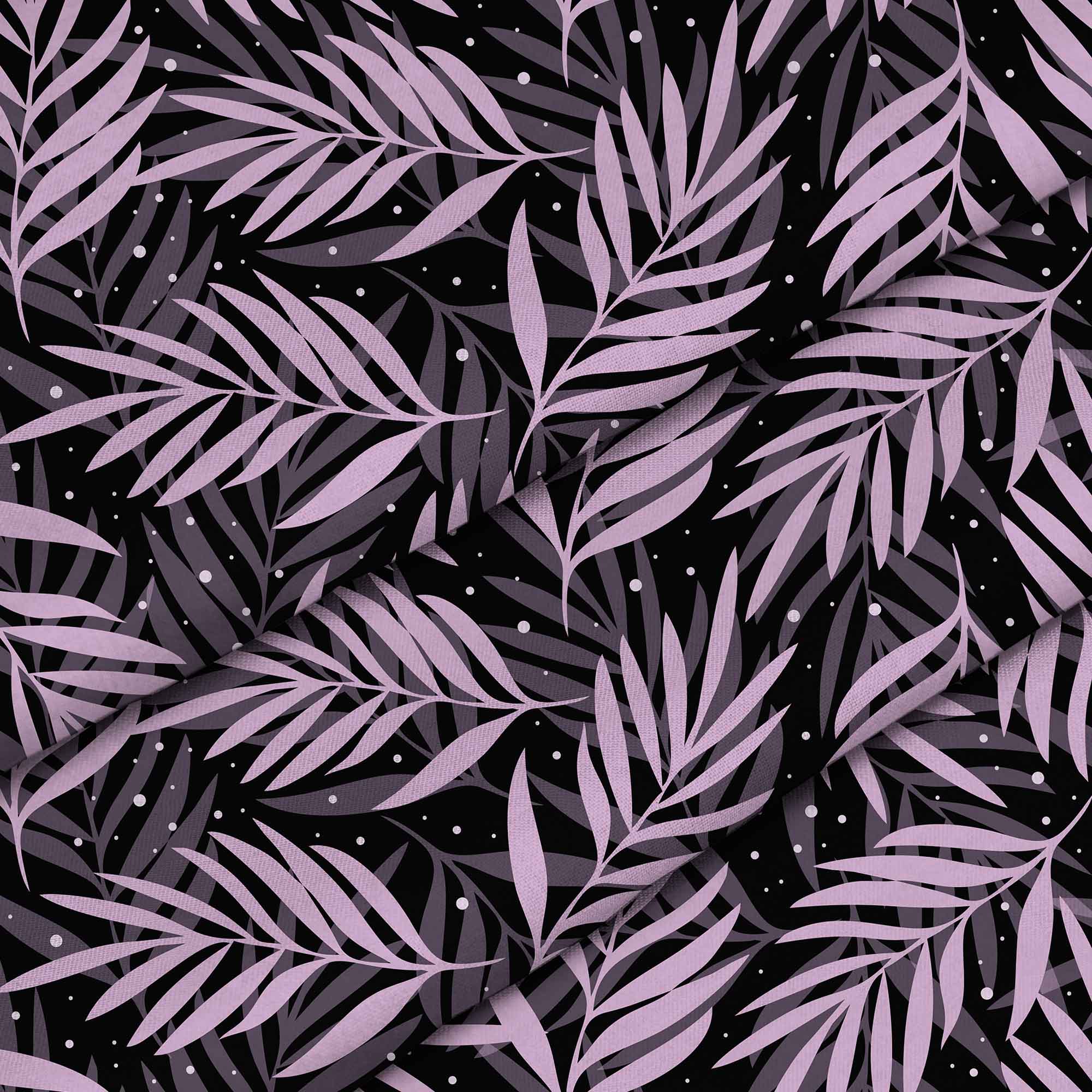 Palm Leaves in the Night
