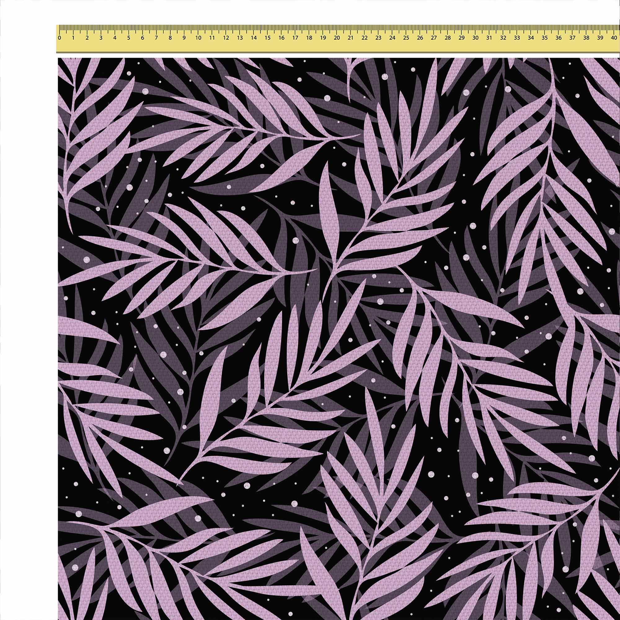 Palm Leaves in the Night